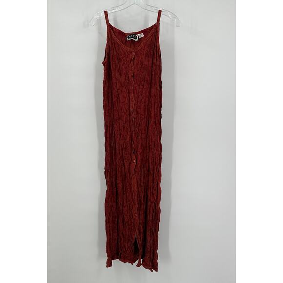Mamta Womens Boho Maxi Dress Size One Size Crinkle Embroidered Festival - Picture 1 of 9